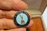 Rare Vintage Enamel Battle Of Britain Competition, Greenock Medal
