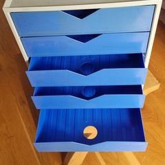 Desktop 5 drawer unit