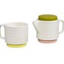 Orla Kiely Ceramic " Tea for One" Stacking Teapot and Mug Set - Pressed Flower Image 5