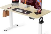 Electric Standing Desk Height Adjustable 120 x 60cm Sit Stand with 4 Memory Smart Pannel for Home Office Splice Board