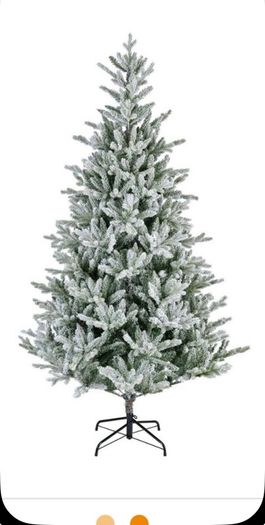snowy Christmas tree