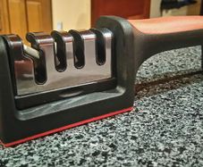 Black & Red Knife Sharpener (new).
