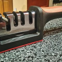 Black & Red Knife Sharpener (new).