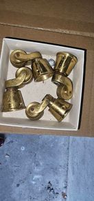 Solid brass casters
