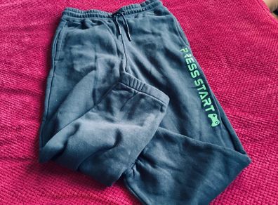 Navy jog pants age 9/10