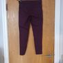 M&S Plum Short Length  Jeggins.  S.12 Image 4