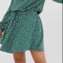 dress asos off shoulder dress size 12 green polka dot Image 2