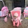 Baby Annabell doll, high chair & rocking crib Image 2