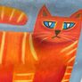 Graham Knuttel Irish, 1954 2023Title: Orange Cat  Ginger Cat Image 5