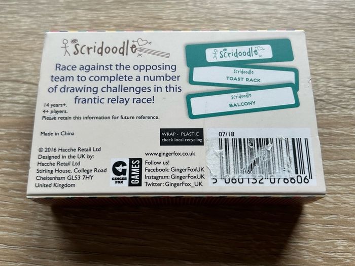 Scridoodle Card Game