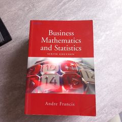 Business Mathematics and Statistics 6th Edition