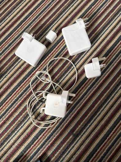 Apple chargers and power adapter