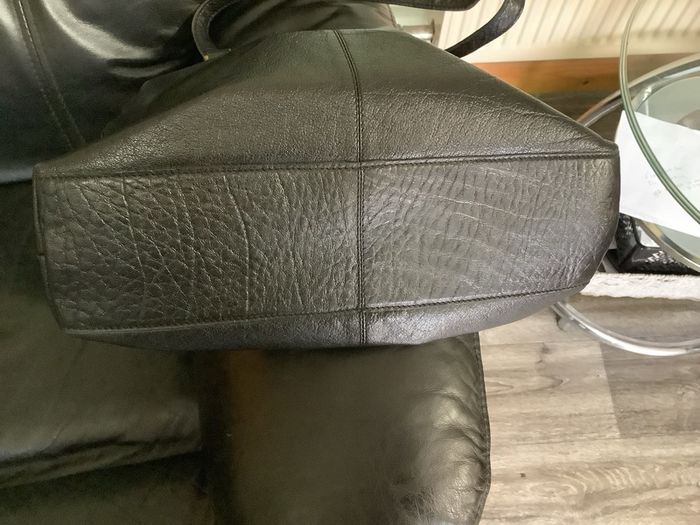 Black leather Rowallan shoulder bag