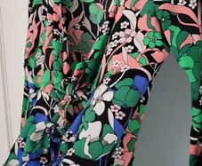 ZARA floral double tie-front bodysuit Sz S (Fit 8UK) - Bnwot - Rrp 24.99