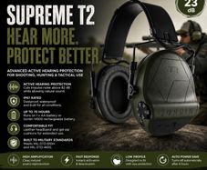 Professional  Active Hearing Protectors - Sordin Supreme T2