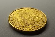Rare full sovereign 1859 Quenn Victoria gold coin