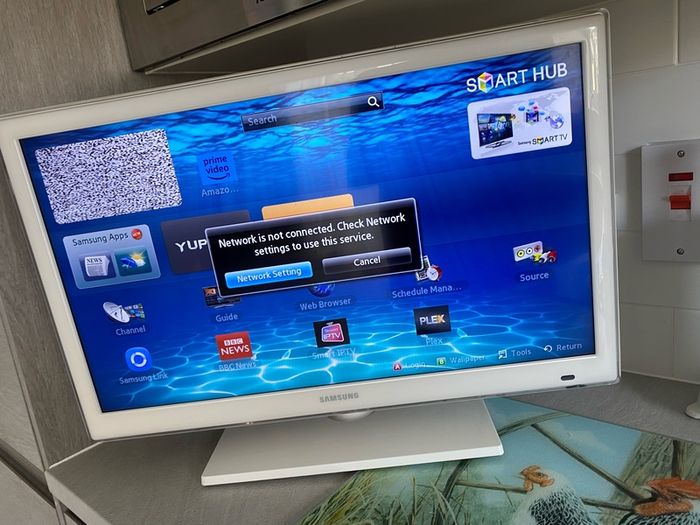 Smart TV White Samsung TV HD LED