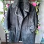 coat new look charcoal grey fake fur coat size 10 Image 10