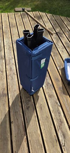 2 tier Travel cot with changing table. excellent condition.