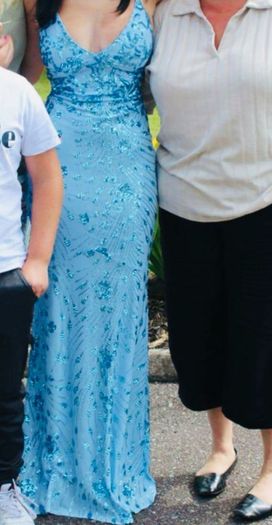 blue debs dress