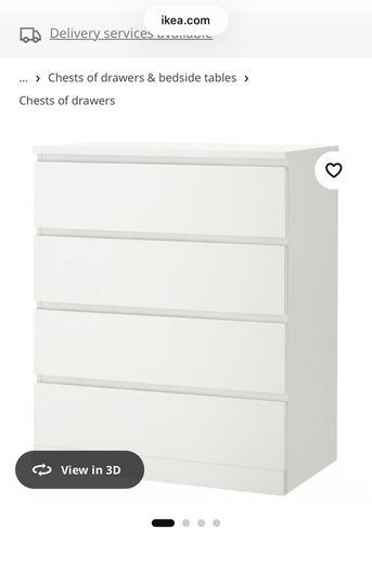 Ikea - Malm Chest of Drawers