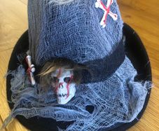 Kids Halloween trilby hat