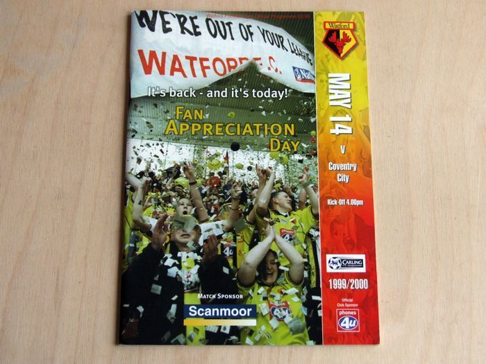 Watford Football Club programmes