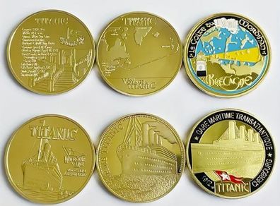 Titanic Commemorative Coin, souvenir, new, unopened.