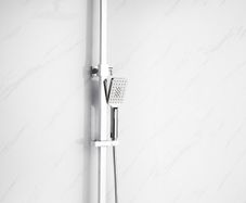 ARIES Thermostatic rainhead square chrome shower