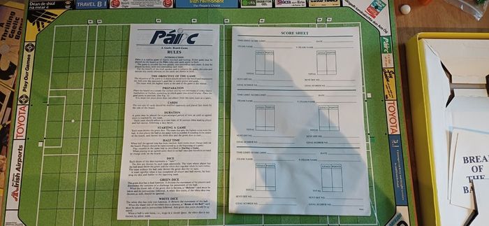 Pairc vintage Irish Gaelic Games board game - as rare as a Mayo All-Ireland