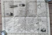 Vintage style map of Cork City