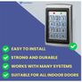 SecureMyDoor Proximity Digital Keypad for Door Entry System | with Both RFID Fobs and Pin Code Entry Image 4