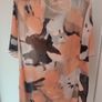 Atelier  v-neck transparent short sleeve blouse size UK18 EU46 Postage included Image 3