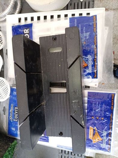 building tools/items. Include trowel, mitre, shower hose, vents...