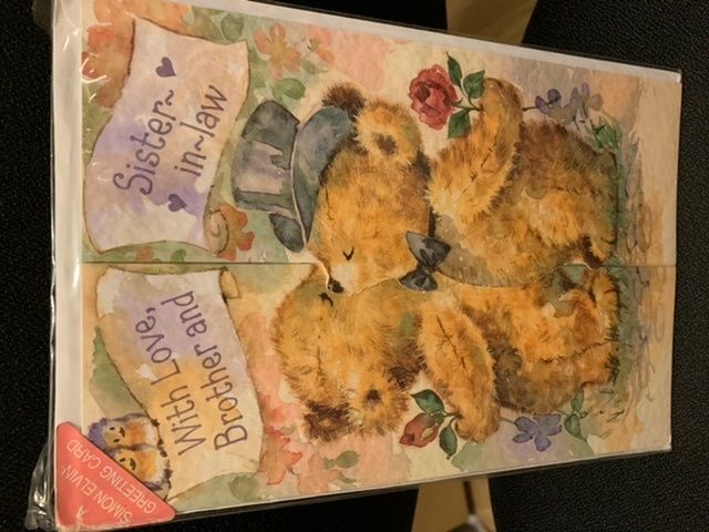 Brother and sister in law anniversary greeting card