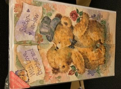 Brother and sister in law anniversary greeting card