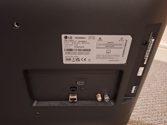 Lg 32" Smart Tv