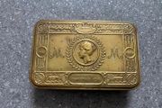 WW1 1914 Princess Mary Christmas Gift Tin Brass