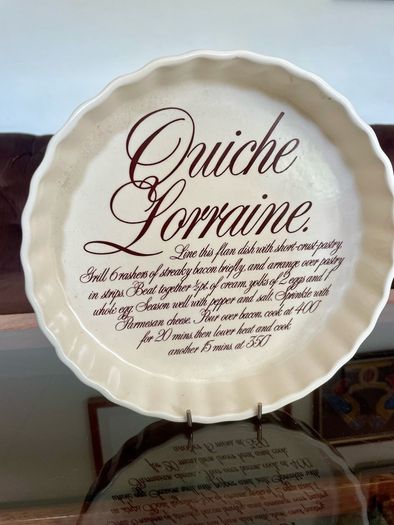 Vintage T.G. GREEN CHURCH GRESLEY England Quiche Lorraine Pie Oven Dish