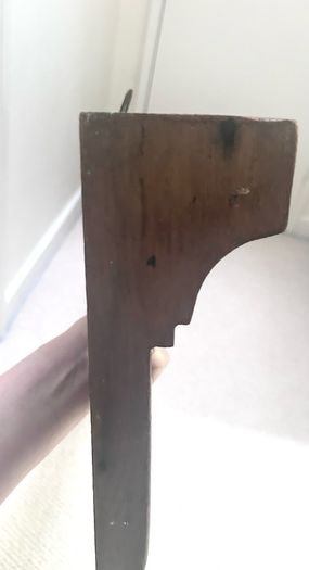 Vintage French ledge solid wood