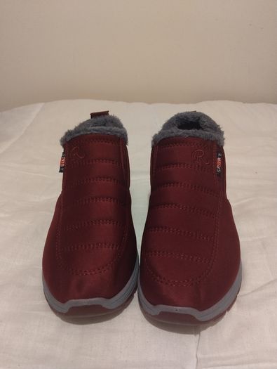 Fleece Lined Waterproof Ankle Boots New