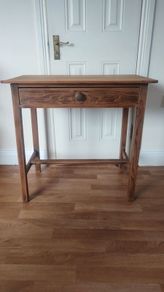 Antique Irish Pine Table Victorian Scullery or Writing Table  Rustic Farmhouse