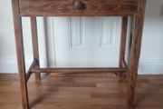 Antique Irish Pine Table Victorian Scullery or Writing Table  Rustic Farmhouse