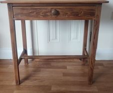 Antique Irish Pine Table Victorian Scullery or Writing Table  Rustic Farmhouse