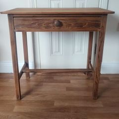 Antique Irish Pine Table Victorian Scullery or Writing Table  Rustic Farmhouse