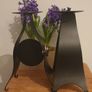 Pair of Tall Metal Candle Holders Image 3
