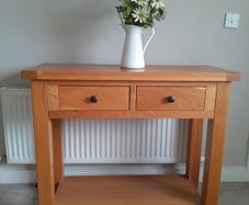Solid Teak Console Table