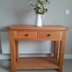 Solid Teak Console Table