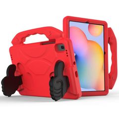 For Samsung Galaxy Tab A7 10.4 2020 Kids Friendly Case Shockproof Cover With Thumbs Up - Red