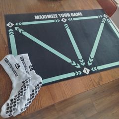 Football mat and socks
